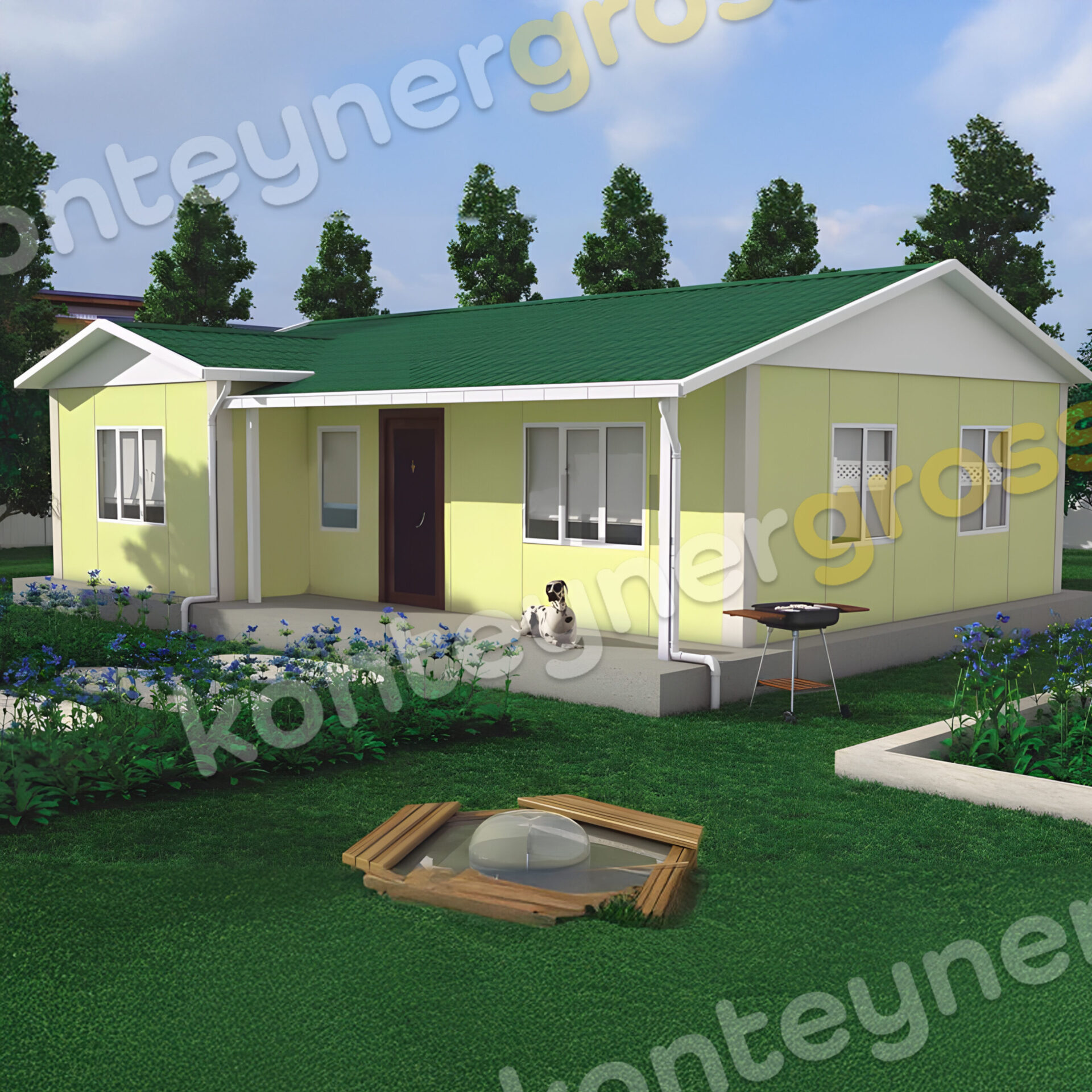 78 M² Tek Katlı Prefabrik Ev