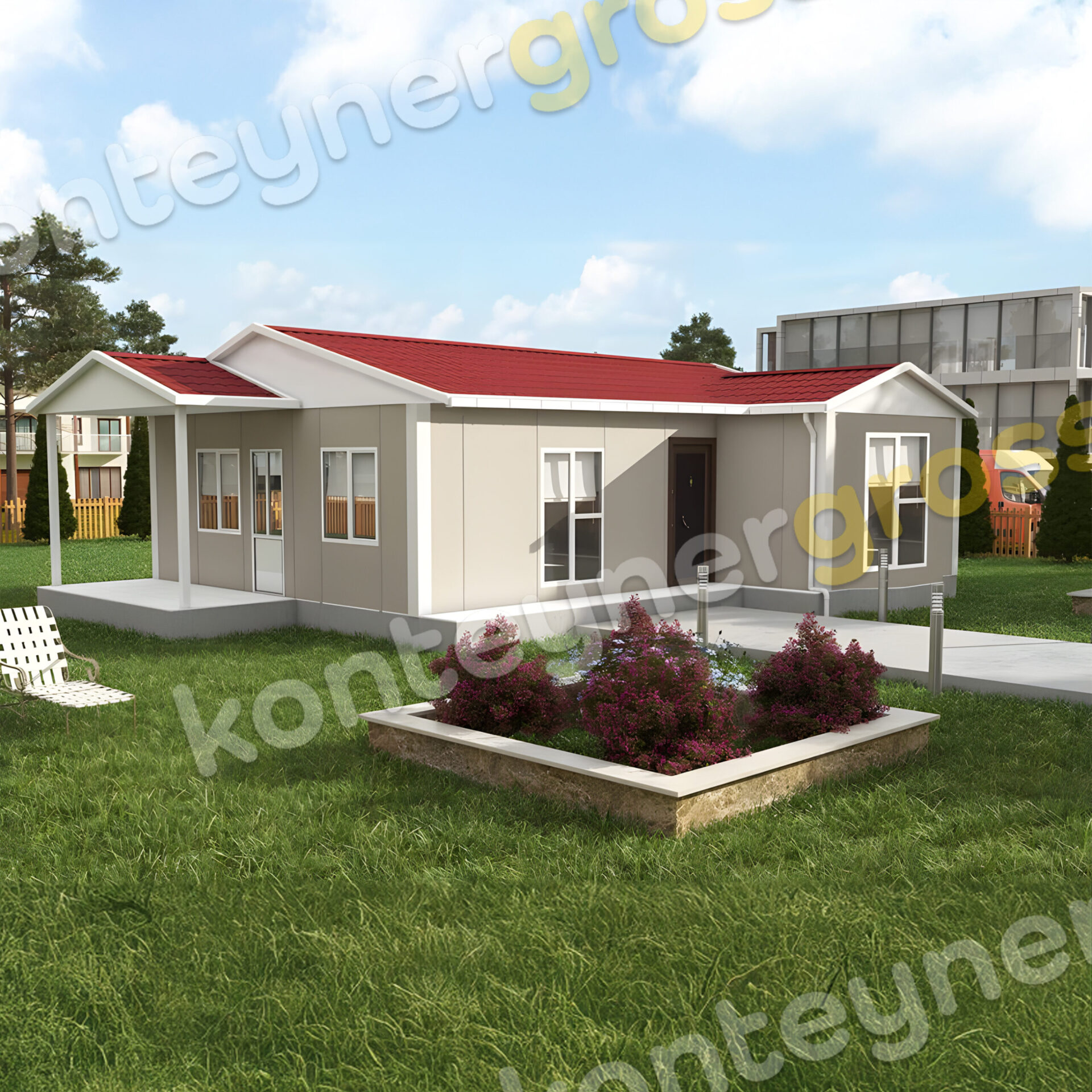 80 M² Tek Katlı Prefabrik Ev