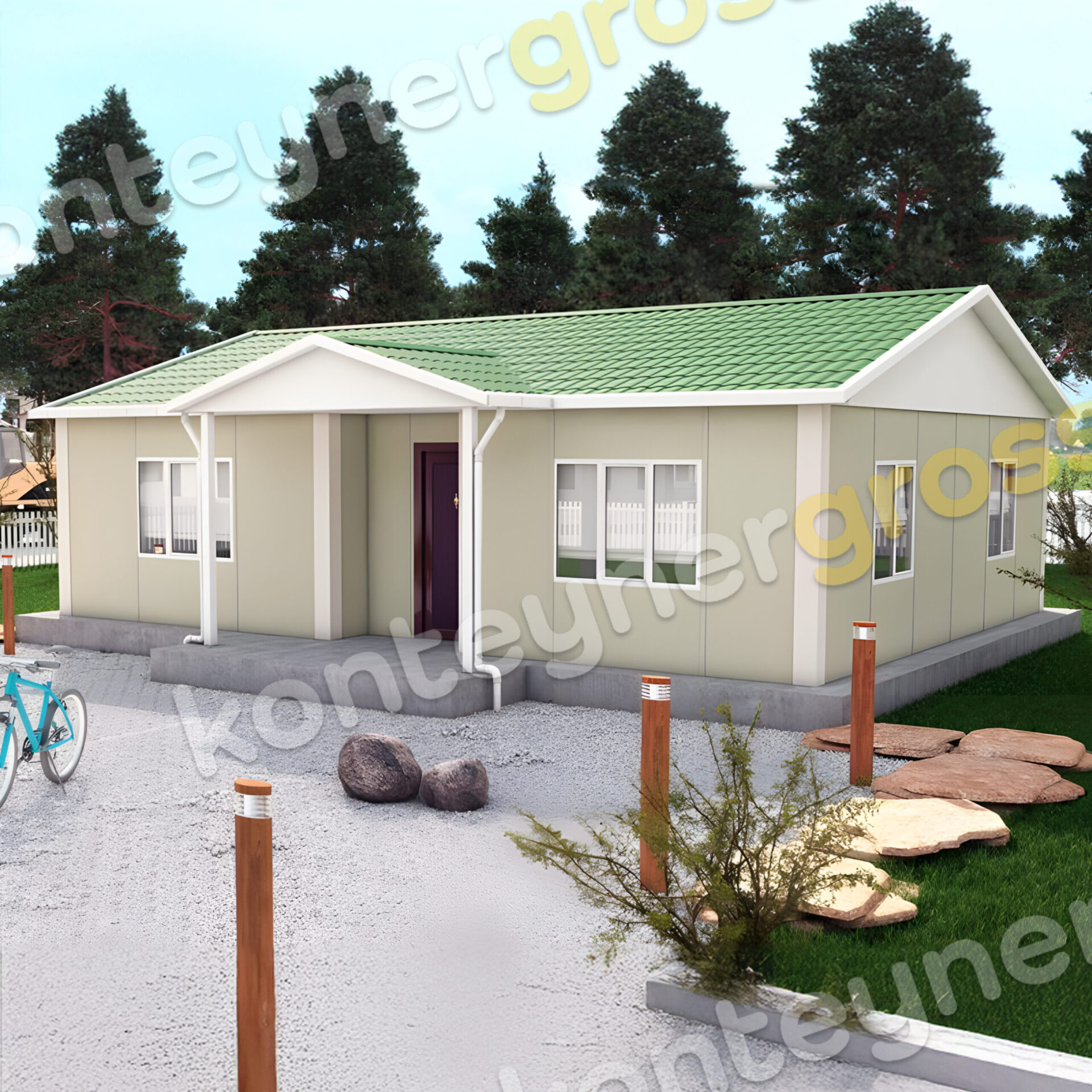 81 M² Tek Katlı Prefabrik Ev