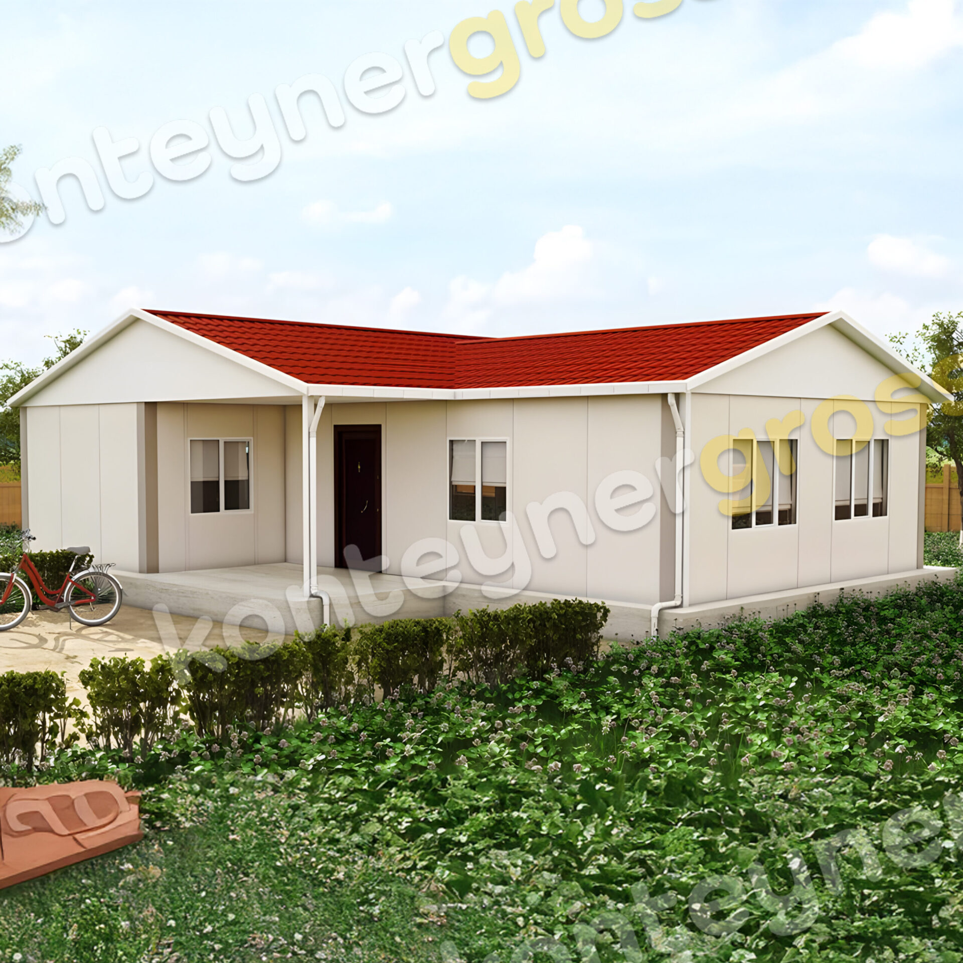 93 M² Tek Katlı Prefabrik Ev